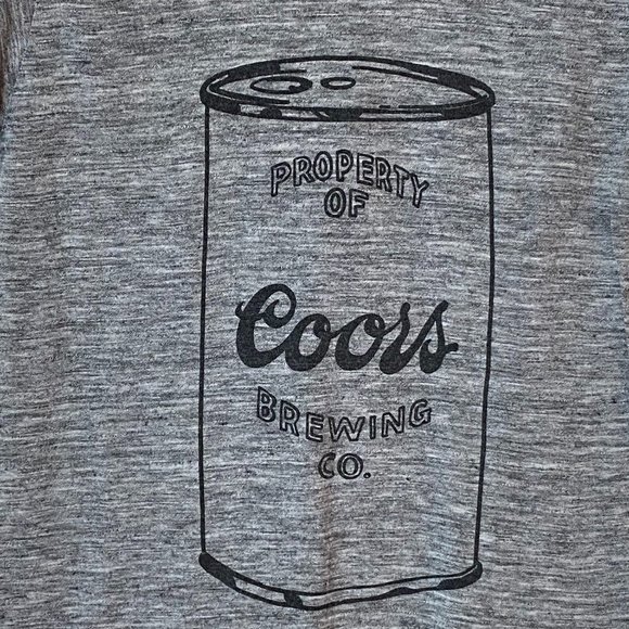 Vintage Property of Coors Brewing Co T-shirt - Picture 3 of 6
